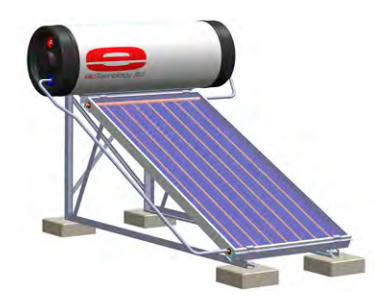 Chauffe-eau solaire thermosiphon 200L Toiture Terasse