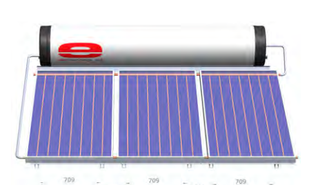 Chauffe-eau solaire thermosiphon 400 SPT
