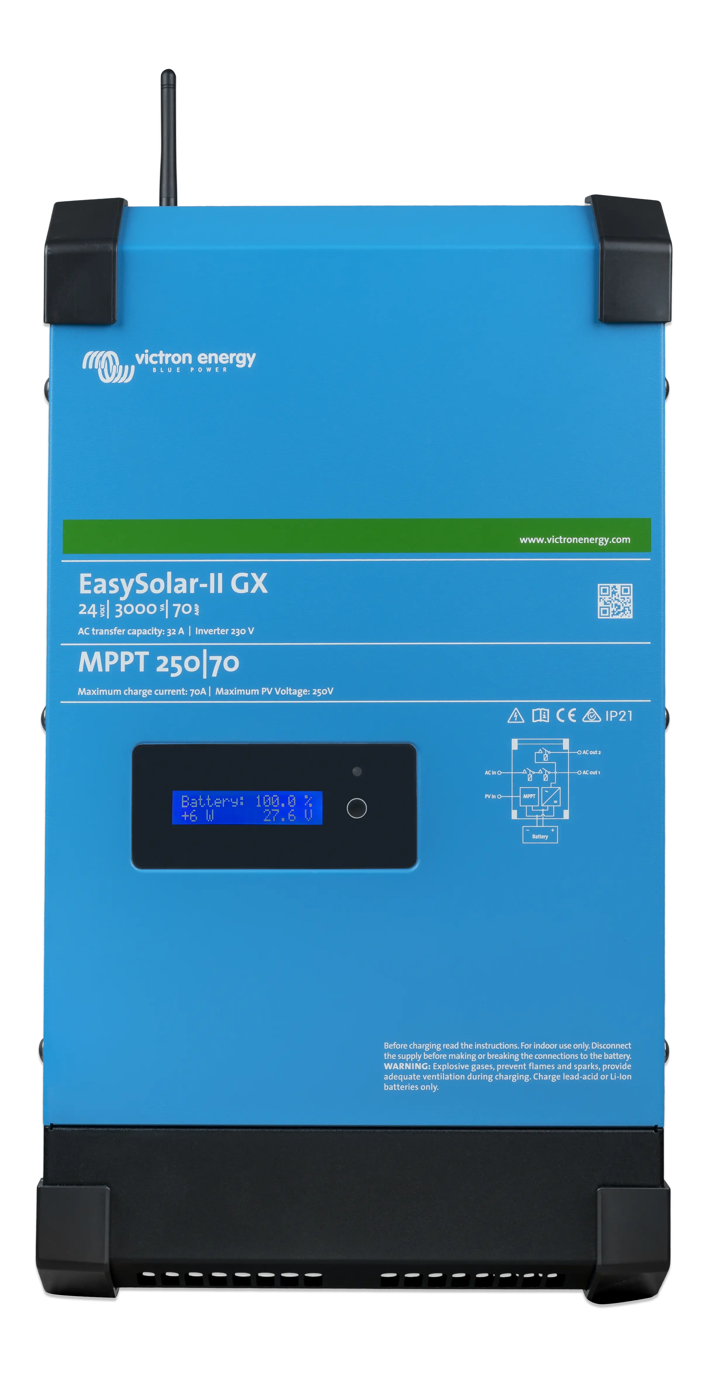 EasySolar-II 24/3000/70-32 MPPT 250/70 GX - SUNWAYS ENERGY