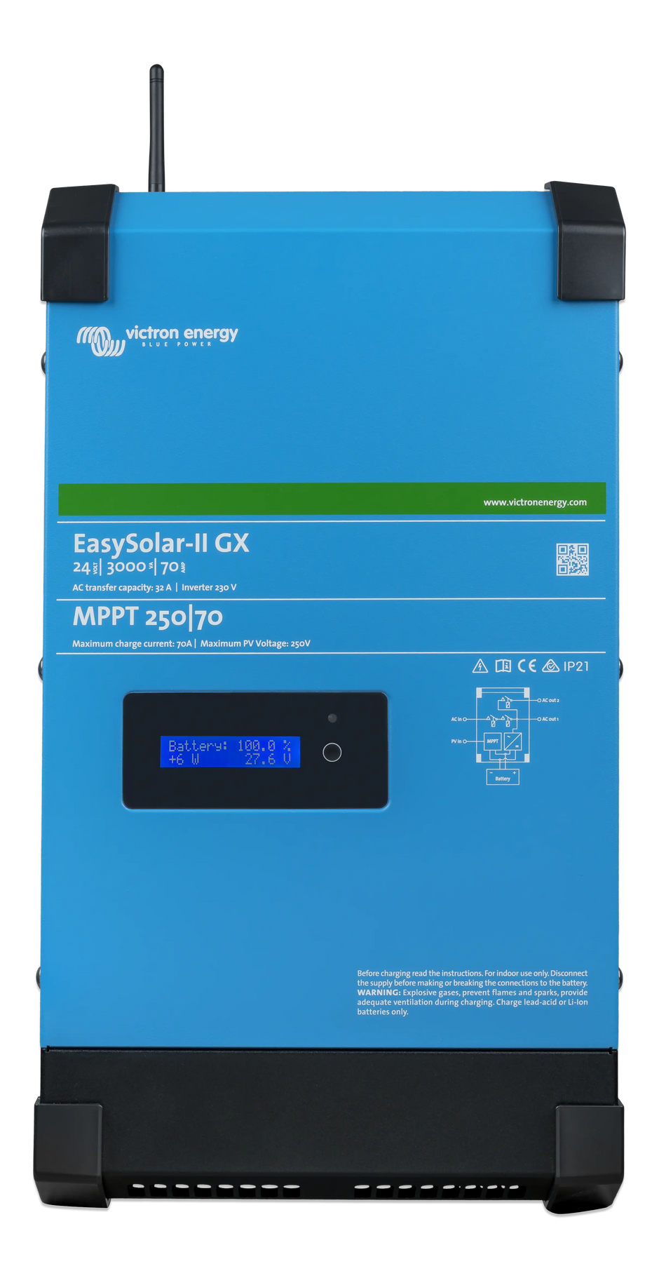 EasySolar-II 24/3000/70-32 MPPT 250/70 GX - SUNWAYS ENERGY