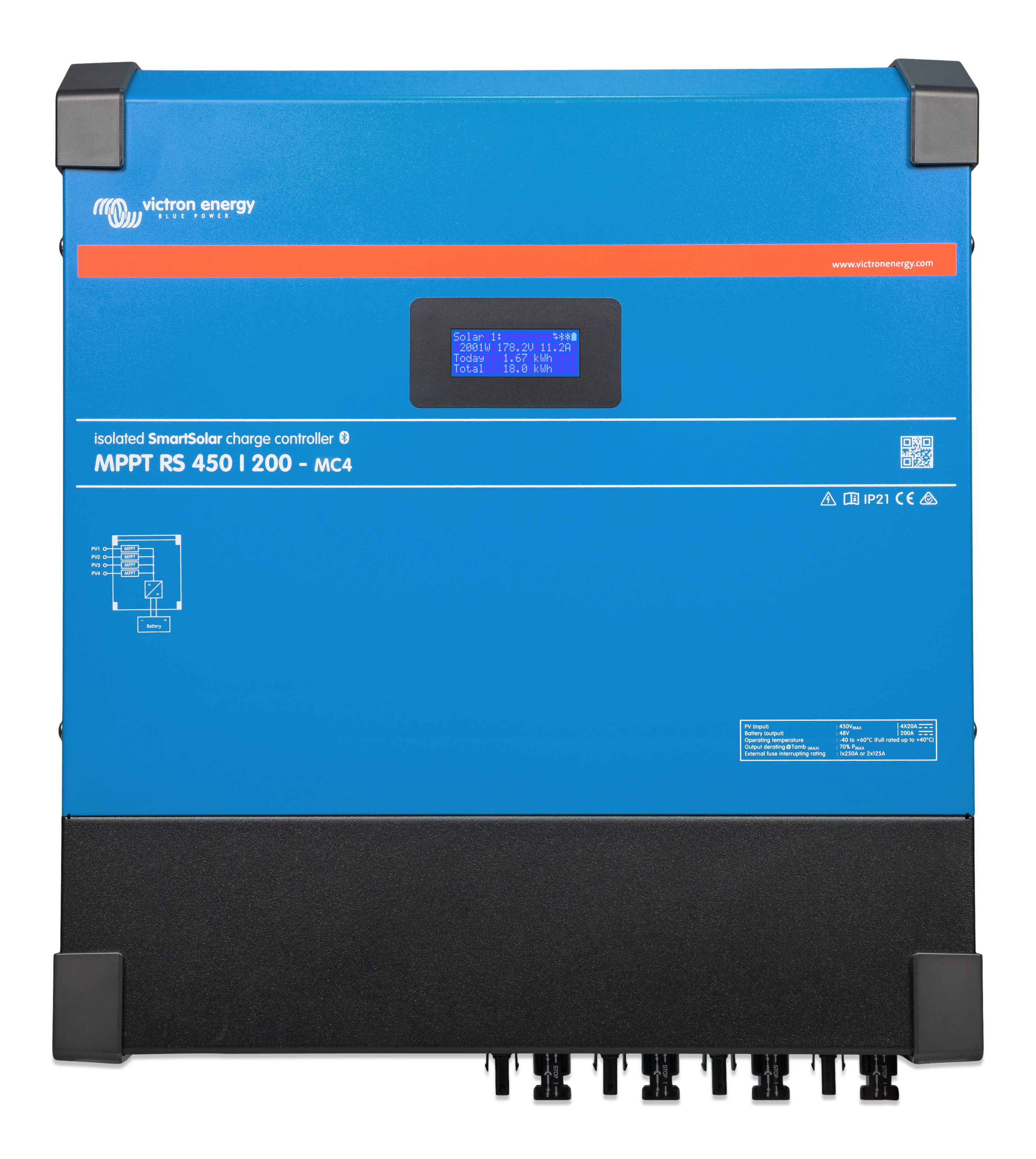 SmartSolar MPPT RS 450/200-MC4