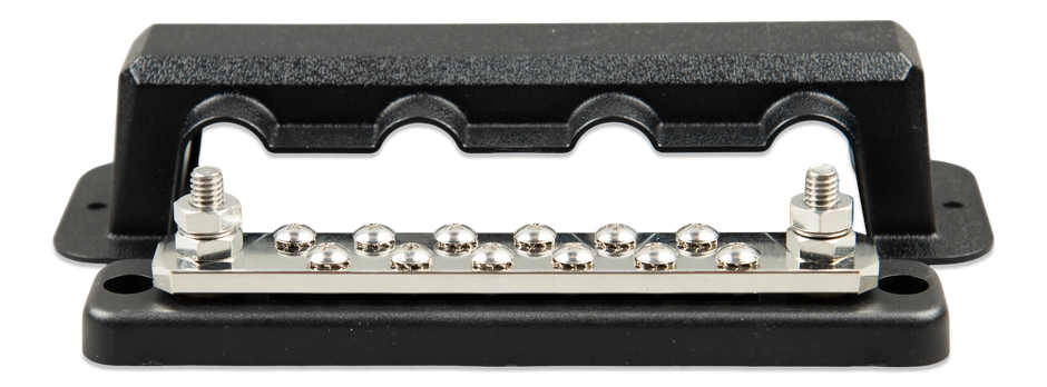 Busbar 250A 2P with 12 screws +cover
